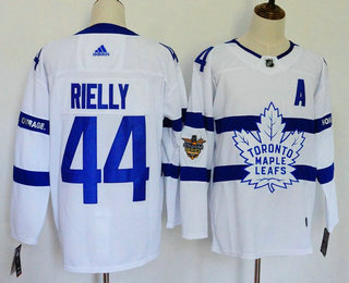 Men's Toronto Maple Leafs #44 Morgan Rielly White 2018 Winter Classic Adidas Stitched NHL Hockey Jersey