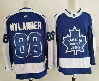 Men's Toronto Maple Leafs #88 William Nylander Royal Blue 2021 Retro Stitched NHL Jersey