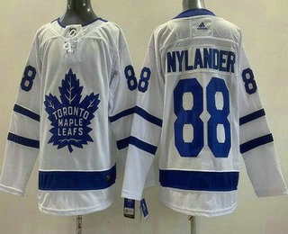 Men's Toronto Maple Leafs #88 William Nylander White Authentitc Jersey