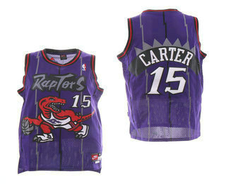 Men's Toronto Raptors #15 Vince Carter Hardwood Classic Purple Swingman Jersey