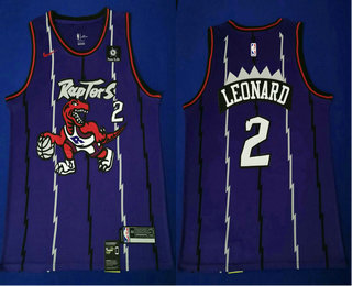 Men's Toronto Raptors #2 Kawhi Leonard Purple 2018 Nike Swingman Sun Life Stitched NBA Jersey