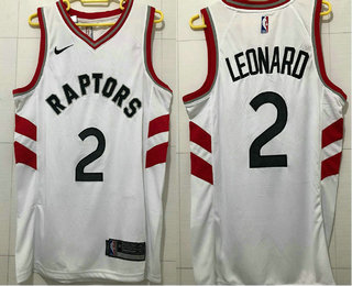 Men's Toronto Raptors #2 Kawhi Leonard White 2018 Nike AU ALL Stitched NBA Jersey