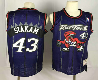 Men's Toronto Raptors #43 Pascal Siakam Hardwood Classic Purple Swingman Jersey