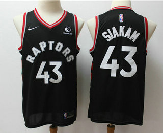 Men's Toronto Raptors #43 Pascal Siakam NEW White 2019 Nike Swingman Sun Life Stitched NBA Jersey