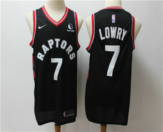 Men's Toronto Raptors #7 Kyle Lowry NEW White 2019 Nike Swingman Sun Life Stitched NBA Jersey