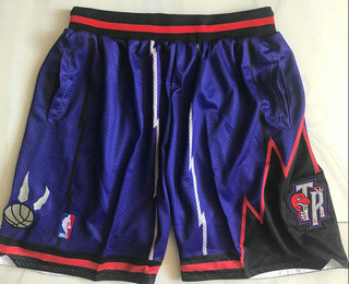 Men's Toronto Raptors Purple Just Don Shorts AU Shorts