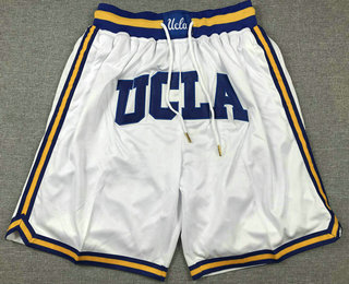 Men's UCLA Bruins White Just Don Shorts