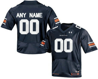 Men's Under Armour Customized Auburn Tigers College Football Jersey - Navy Blue