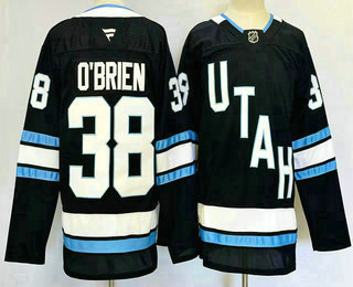 Men's Utah Hockey Club #38 Liam OBrien Navy 2024 Stitched Jersey