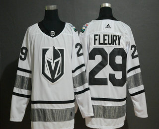 Men's Vegas Golden Knights #29 Marc-Andre Fleury White 2019 NHL All-Star Game Adidas Stitched NHL Jersey