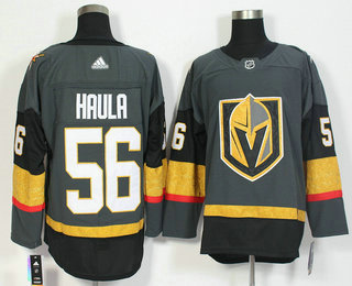 Men's Vegas Golden Knights #56 Erik Haula Gray 2017-2018 Hockey Adidas Stitched NHL Jersey