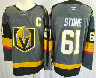 Men's Vegas Golden Knights #61 Mark Stone Gray Authentic Jersey