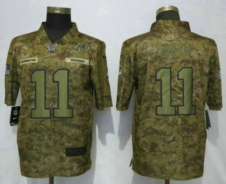 Men's Washington Redskins #11 Alex Smith Nike Camo 2018 Salute to Service Stitched NFL Limited Jersey