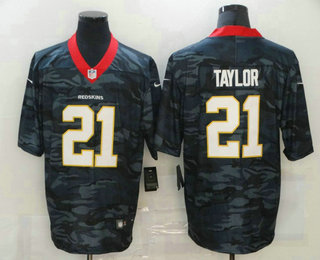 Men's Washington Redskins #21 Sean Taylor 2020 Camo Limited Stitched Nike NFL Jersey