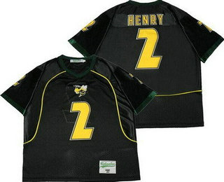 Men's Yulee High School Hornets #2 Derrick Henry Black Football Jersey