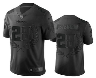 Minnesota Vikings #28 Adrian Peterson Men's Nike Black NFL MVP Limited Edition Jersey