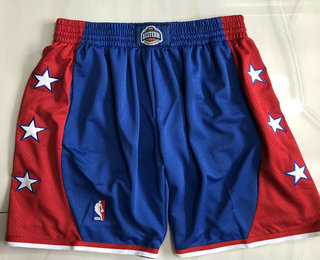 NBA 2004 All-Star Blue Hardwood Classics Soul AU Throwback Shorts