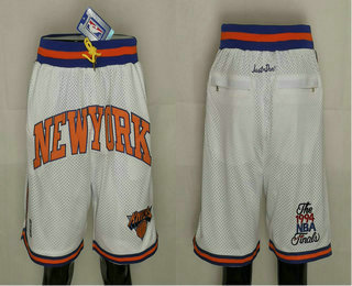 New York Knicks (White) JUST DON By Mitchell & Ness