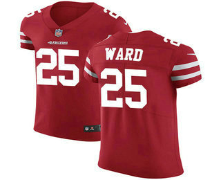 Nike 49ers #25 Jimmie Ward Red Team Color Men's Stitched NFL Vapor Untouchable Elite Jersey