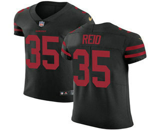 Nike 49ers #35 Eric Reid Black Alternate Men's Stitched NFL Vapor Untouchable Elite Jersey