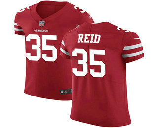 Nike 49ers #35 Eric Reid Red Team Color Men's Stitched NFL Vapor Untouchable Elite Jersey