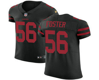 Nike 49ers #56 Reuben Foster Black Alternate Men's Stitched NFL Vapor Untouchable Elite Jersey