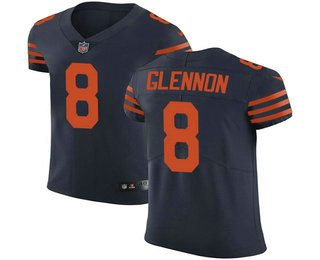 Nike Bears #8 Mike Glennon Navy Blue Alternate Men's Stitched NFL Vapor Untouchable Elite Jersey