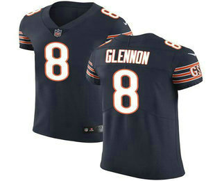 Nike Bears #8 Mike Glennon Navy Blue Team Color Men's Stitched NFL Vapor Untouchable Elite Jersey