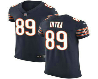 Nike Bears #89 Mike Ditka Navy Blue Team Color Men's Stitched NFL Vapor Untouchable Elite Jersey