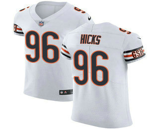 Nike Bears #96 Akiem Hicks White Men's Stitched NFL Vapor Untouchable Elite Jersey