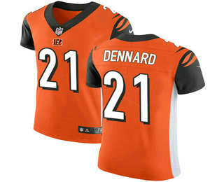 Nike Bengals #21 Darqueze Dennard Orange Alternate Men's Stitched NFL Vapor Untouchable Elite Jersey