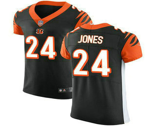 Nike Bengals #24 Adam Jones Black Team Color Men's Stitched NFL Vapor Untouchable Elite Jersey