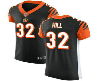 Nike Bengals #32 Jeremy Hill Black Team Color Men's Stitched NFL Vapor Untouchable Elite Jersey