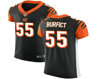 Nike Bengals #55 Vontaze Burfict Black Team Color Men's Stitched NFL Vapor Untouchable Elite Jersey