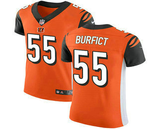 Nike Bengals #55 Vontaze Burfict Orange Alternate Men's Stitched NFL Vapor Untouchable Elite Jersey
