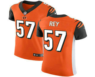 Nike Bengals #57 Vincent Rey Orange Alternate Men's Stitched NFL Vapor Untouchable Elite Jersey