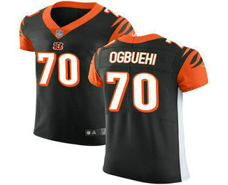 Nike Bengals #70 Cedric Ogbuehi Black Team Color Men's Stitched NFL Vapor Untouchable Elite Jersey