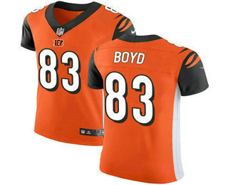 Nike Bengals #83 Tyler Boyd Orange Alternate Men's Stitched NFL Vapor Untouchable Elite Jersey