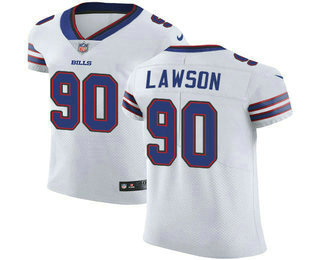 Nike Bills #90 Shaq Lawson White Men's Stitched NFL Vapor Untouchable Elite Jersey