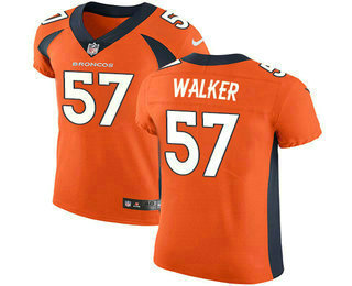 Nike Broncos #57 Demarcus Walker Orange Team Color Men's Stitched NFL Vapor Untouchable Elite Jersey