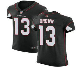 Nike Cardinals #13 Jaron Brown Black Alternate Men's Stitched NFL Vapor Untouchable Elite Jersey