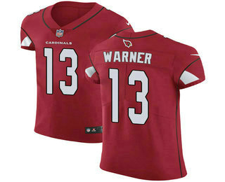 Nike Cardinals #13 Kurt Warner Red Team Color Men's Stitched NFL Vapor Untouchable Elite Jersey