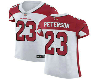 Nike Cardinals #23 Adrian Peterson White Men's Stitched NFL Vapor Untouchable Elite Jersey