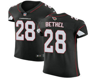 Nike Cardinals #28 Justin Bethel Black Alternate Men's Stitched NFL Vapor Untouchable Elite Jersey