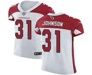 Nike Cardinals #31 David Johnson White Men's Stitched NFL Vapor Untouchable Elite Jersey