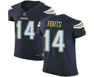 Nike Chargers #14 Dan Fouts Navy Blue Team Color Men's Stitched NFL Vapor Untouchable Elite Jersey