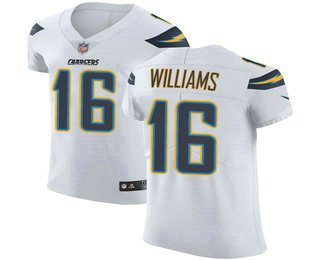 Nike Chargers #16 Tyrell Williams White Men's Stitched NFL Vapor Untouchable Elite Jersey