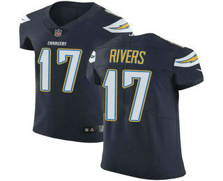 Nike Chargers #17 Philip Rivers Navy Blue Team Color Men's Stitched NFL Vapor Untouchable Elite Jersey