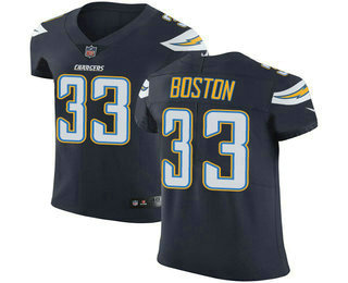 Nike Chargers #33 Tre Boston Navy Blue Team Color Men's Stitched NFL Vapor Untouchable Elite Jersey