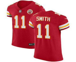 Nike Chiefs #11 Alex Smith Red Team Color Men's Stitched NFL Vapor Untouchable Elite Jersey
